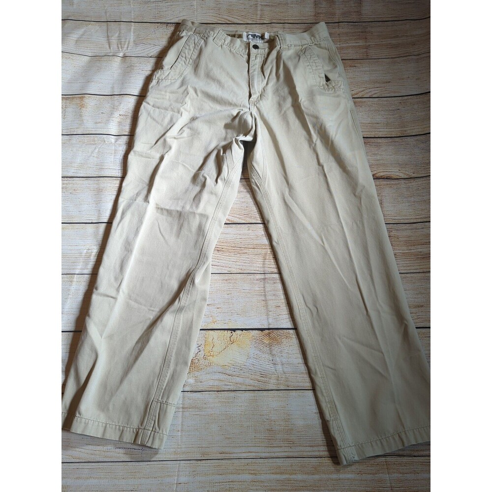 Mountain Khakis Men's 34x31 Jackson Hole Tan Classic Straight Leg Cotton Pants
